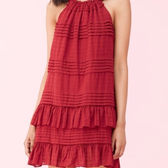 Perfect Condition LA VIE REBECCA TAYLOR CELIA CHECK DRESS - Picture 3 of 3